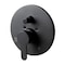Alfi Brand Black Matte Shower Valve with Rounded Lever Handle and Diverter AB3101-BM - alternate 1